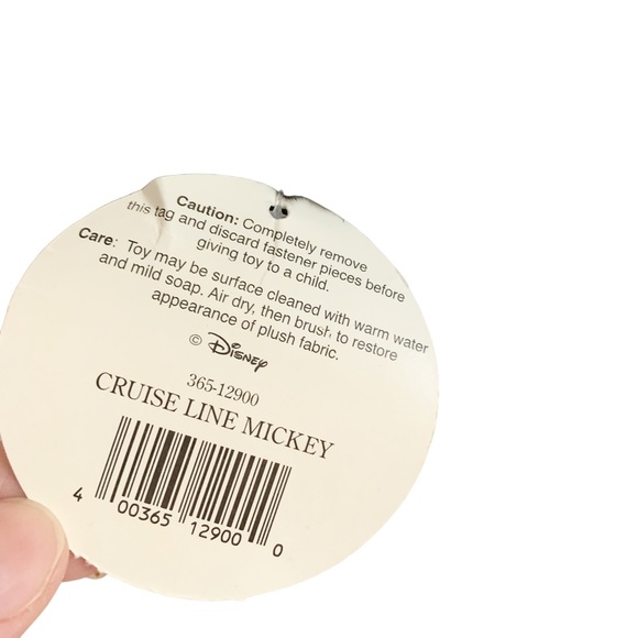 Vintage Disney Mickey Mouse Cruise Line Captain Mickey with Tag - Picture 5 of 5